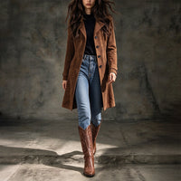 Women's Mid-Length Trench Coat - image 3