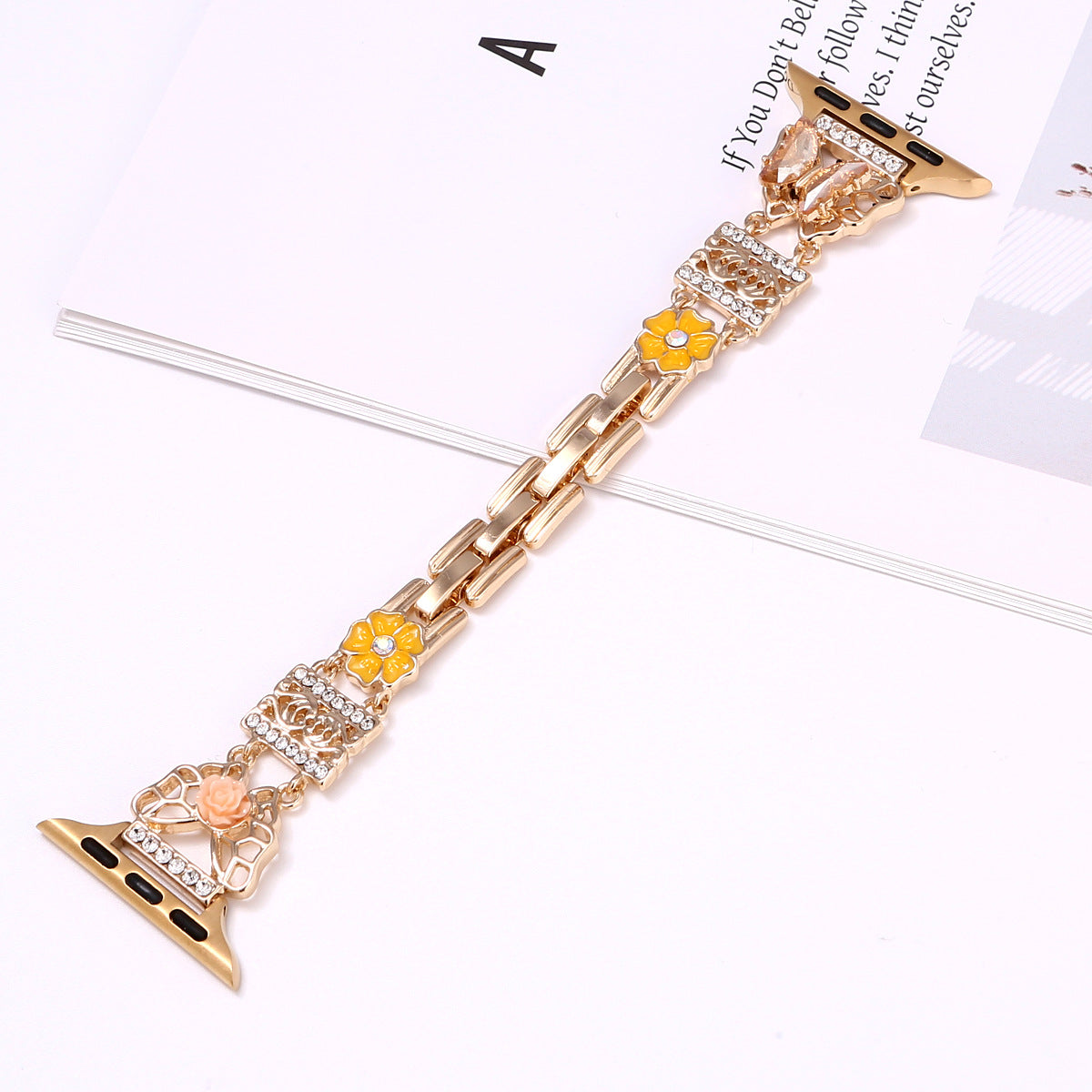 Rotating Butterfly Bracelet Band Compatible with Apple Watch - image 8