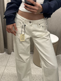 Women's Straight Leg Low Rise Jeans - image 8