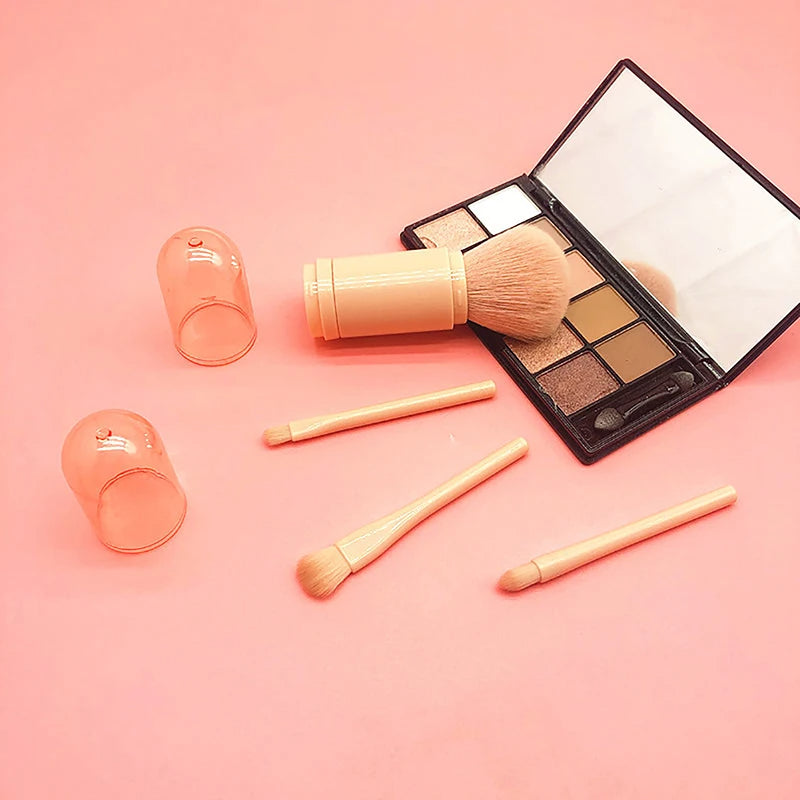 4-in-1 Travel Makeup Brush Set - image 3