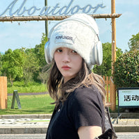 Simple All-matching Warm Sleeve Cap Windproof And Cold-resistant Ear Protection - image 1