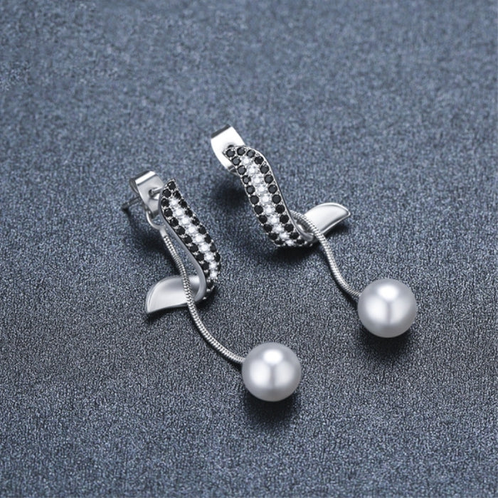 Pearl Tassel Drop Earrings