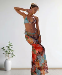 Women's 3-Piece Casual Swimsuit Set - Print - image 4
