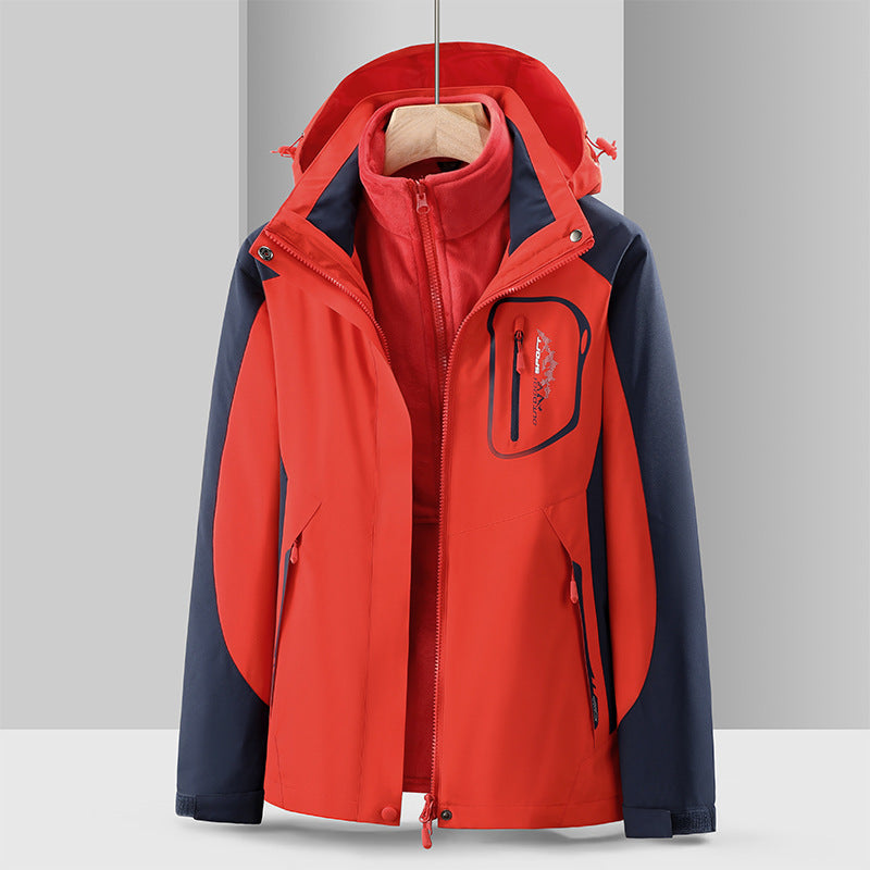 Women's 3-in-1 Waterproof Hooded Hiking Jacket - image 8