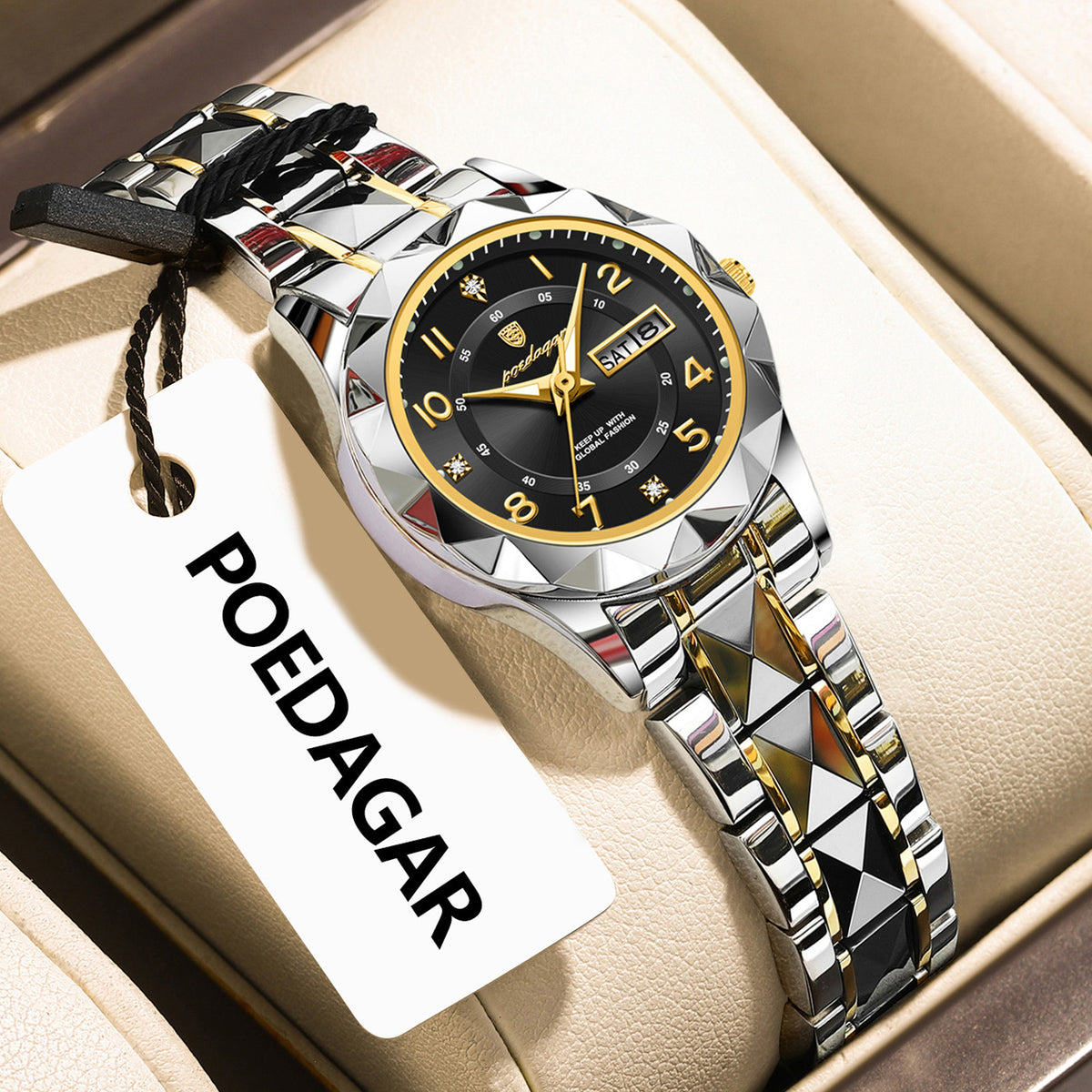 Women's Waterproof Luminous Dual Calendar Watch - image 8