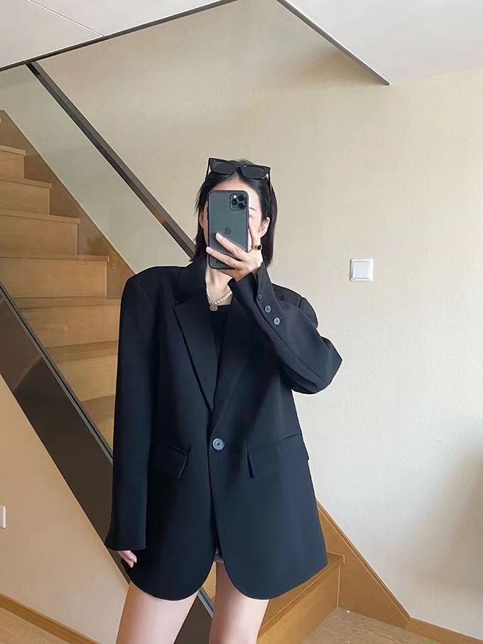 Women's Loose Casual Shirt Jacket - image 6