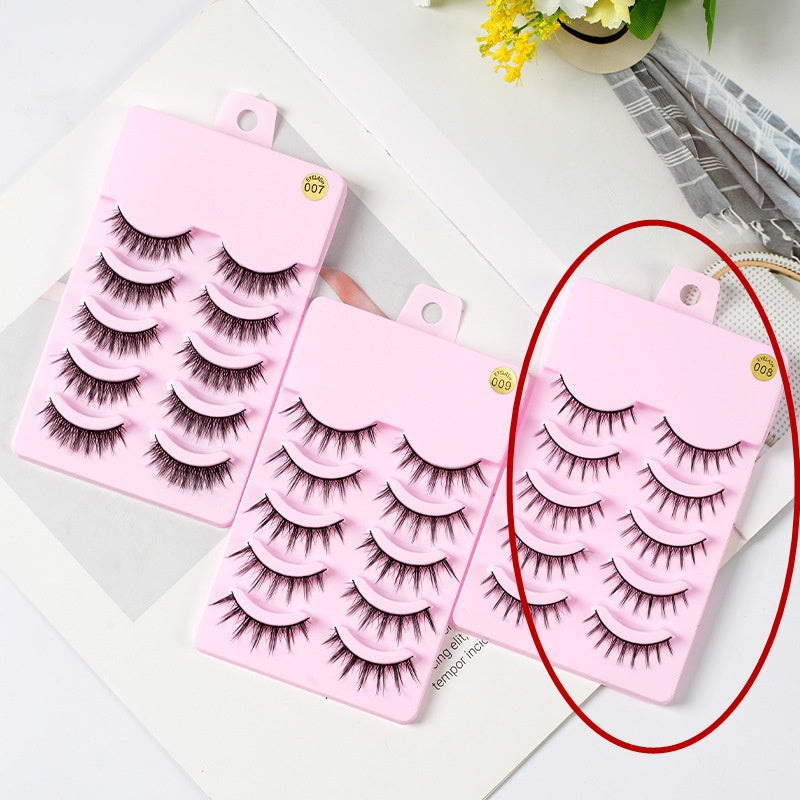 5 Pairs Natural Wispy Manga False Lashes - image 11