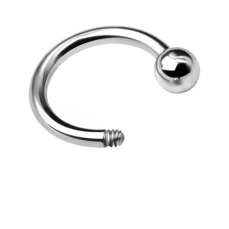Basic C-Shaped Hoop Earrings