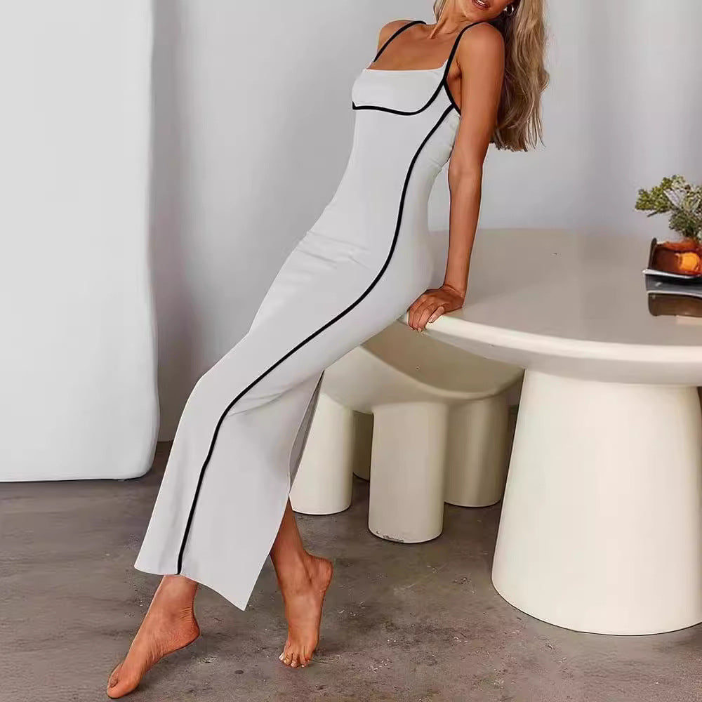 Off-Shoulder Color Block Bodycon Dress - image 4