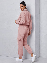 Flap Detail Jacket With Tie Front Cargo Pants - image 5