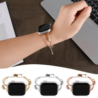 Bear Hug Metal Chain Band Compatible with Apple Watch - image 1