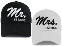 2PCS Mr Mrs 2025 Baseball Hats - image 1