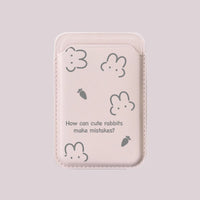 Magnetic Phone Card Holder with Bear Design - image 1