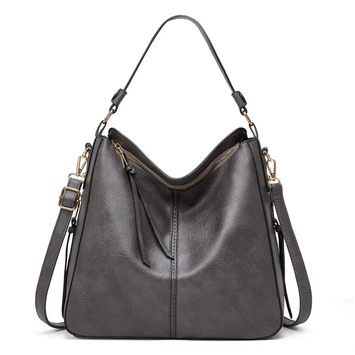 Bolso tipo hobo con cremallera - image 8