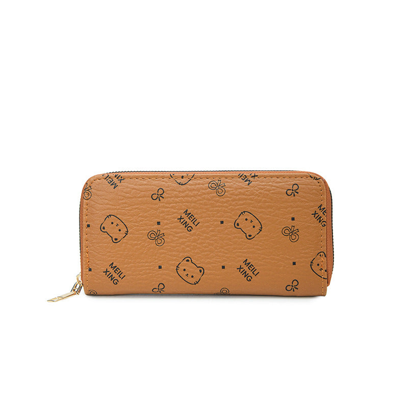 Printed Zip Long Clutch Wallet - image 9