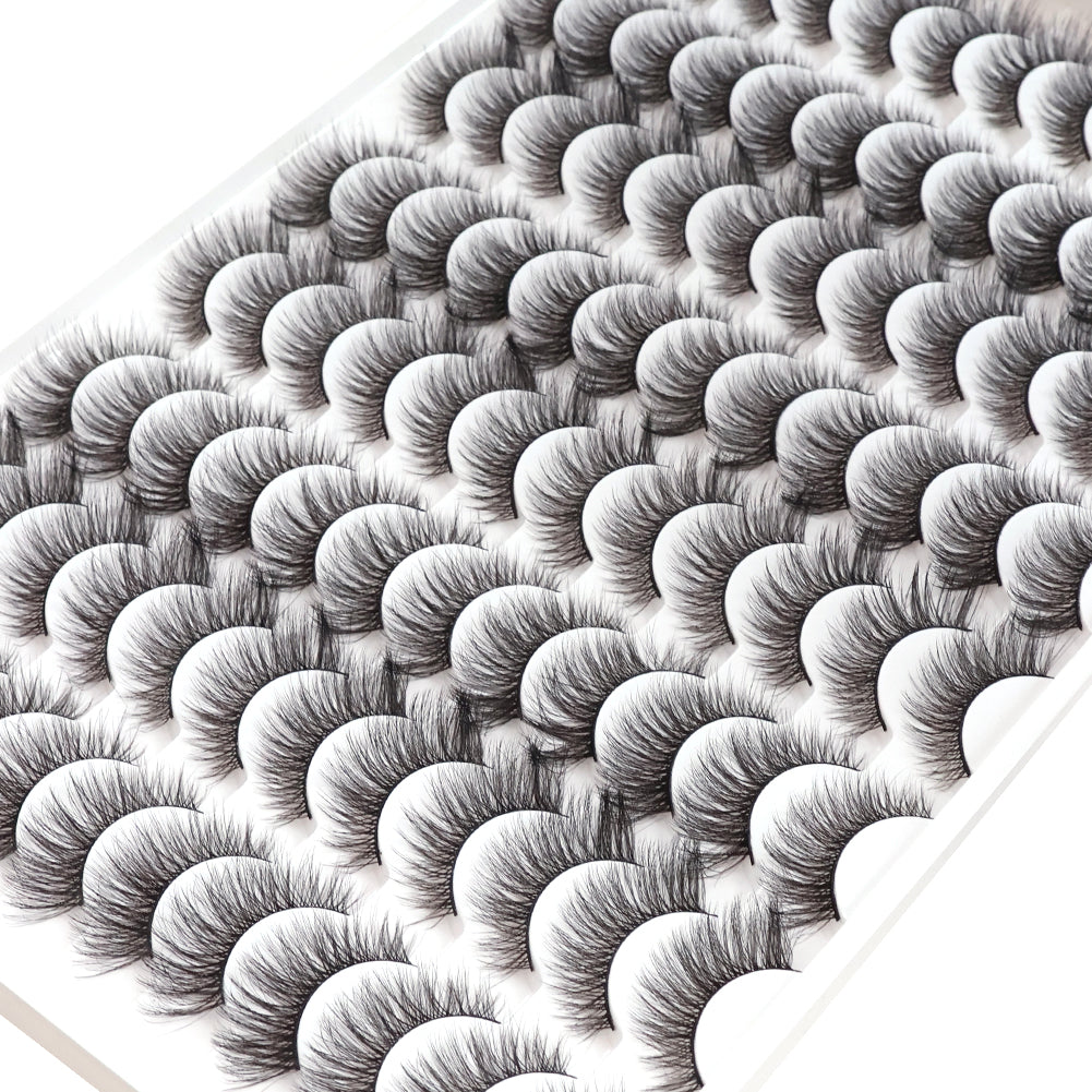 3D Faux Mink False Eyelashes - Style 09 - image 6