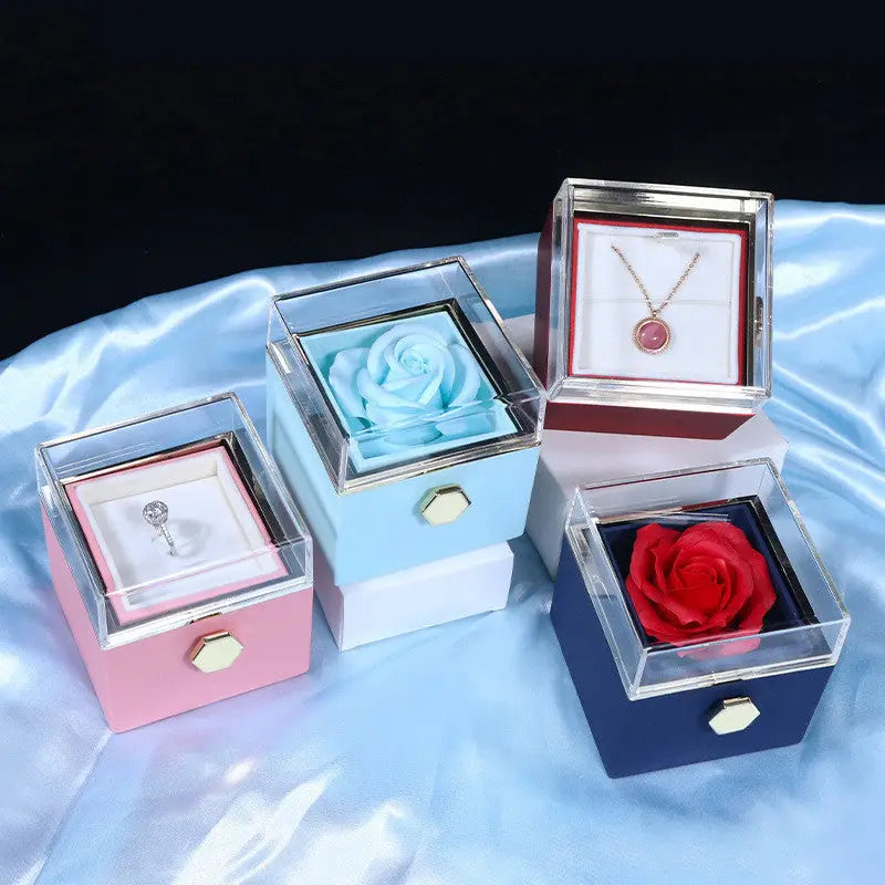 Rotating Rose Jewelry Gift Box - image 4