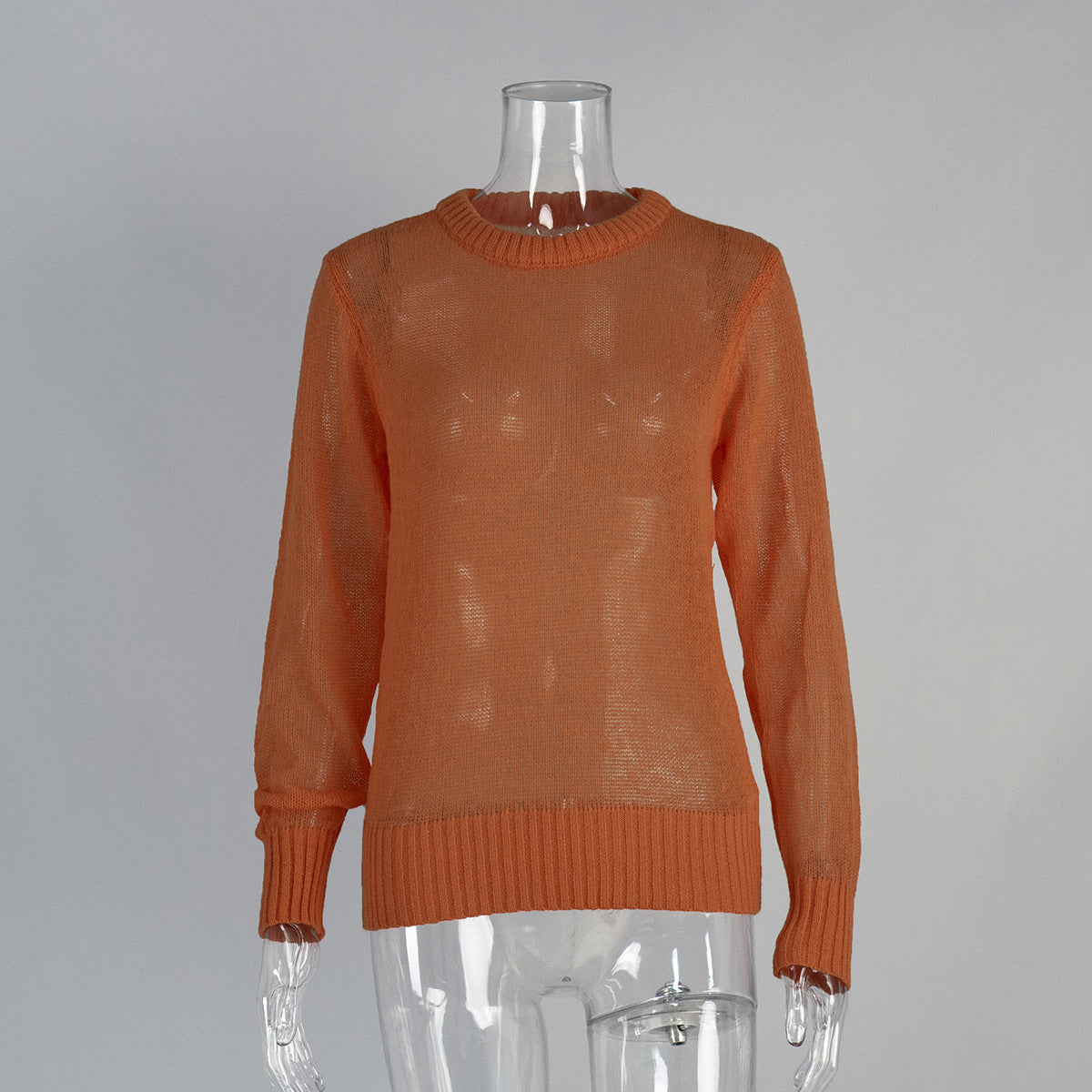 Women's Sheer Knit Base Layer Sweater - image 12
