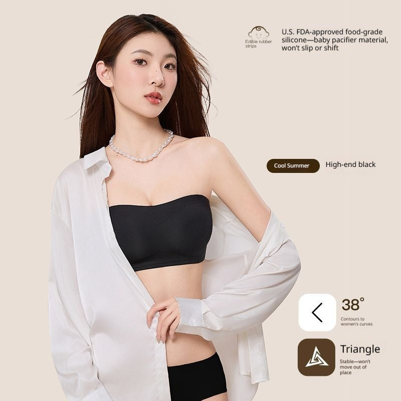 Strapless Non-Slip Push-Up Bra