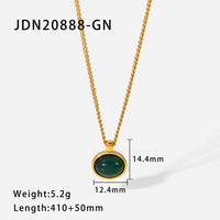Gold Stainless Steel Chain Necklace - image 2