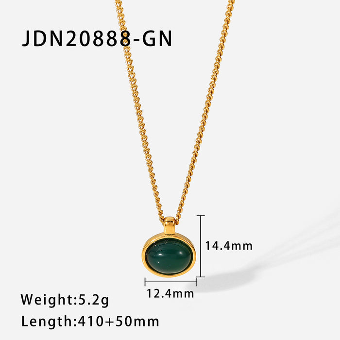 Gold Stainless Steel Chain Necklace