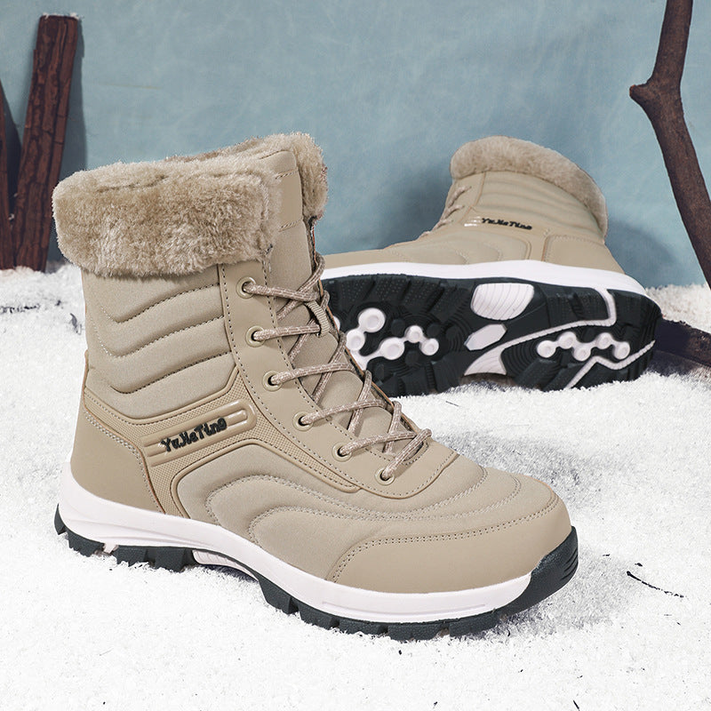 Waterproof Fleece-Lined Mid-Calf Snow Boots - image 2