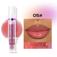 Hydrating Glossy Lip Oil, Tinted Lip Gloss in 6 Shades for Women - image 3