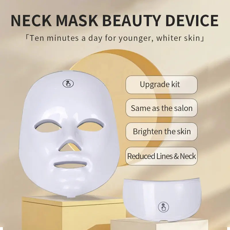 Mascarilla facial de terapia de luz LED - image 1