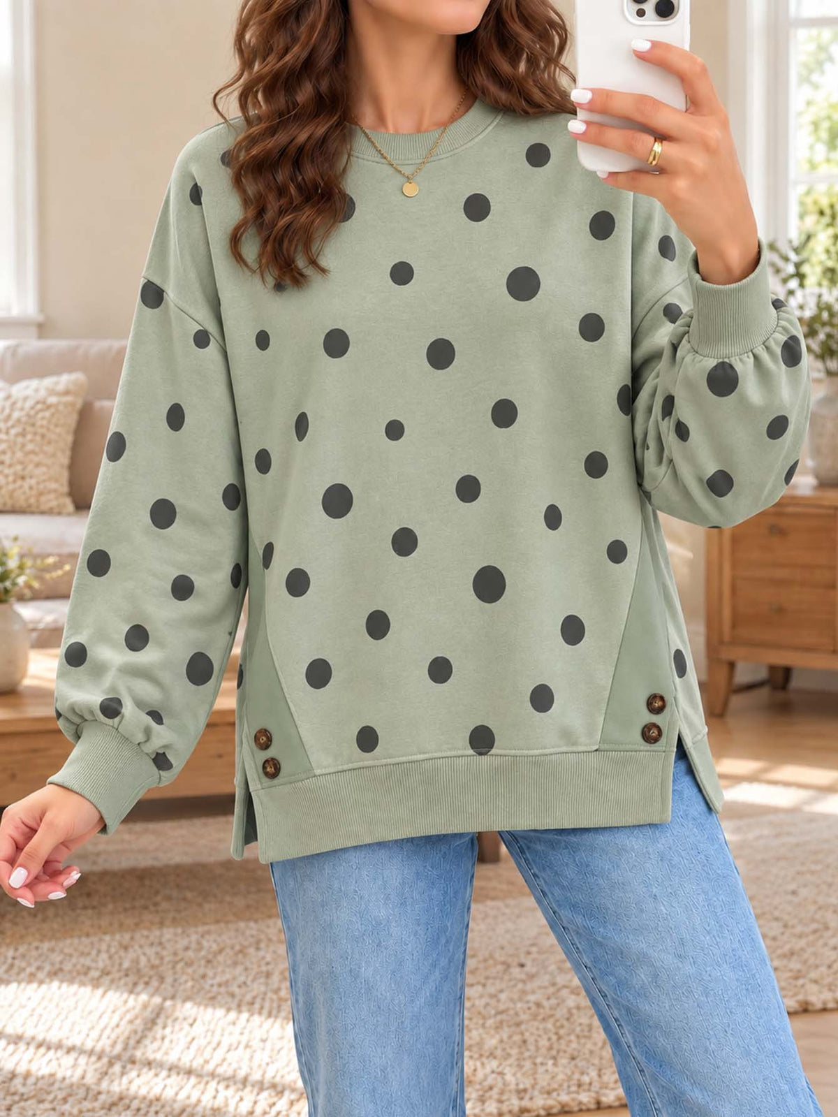 Women's Elegant Long Sleeve Blouse