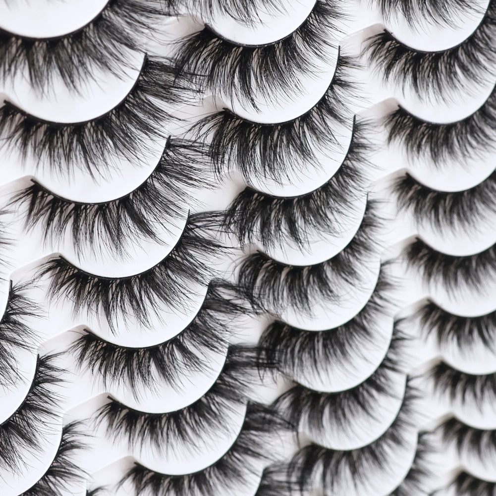 3D Faux Mink False Eyelashes - Style 12 - image 7