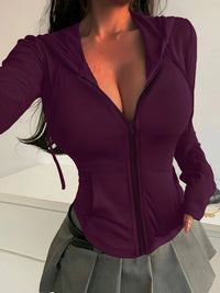 Women's Casual Hooded Top with Pockets - image 8