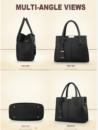 Women's Large Top Handle Tote Bag with Tassel, Shoulder and Crossbody Handbag - image 10