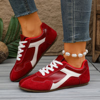 Women's Retro Lace-Up Sneakers - image 9