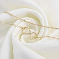 14K Gold Dainty Infinity Bracelet - image 3
