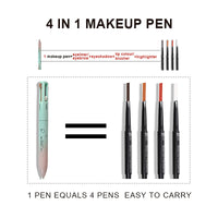 4 In 1 Makeup Pen Multifunctional Makeup Pen With Eyeliner, Lip Liner, Eyebrow Pencil - image 7