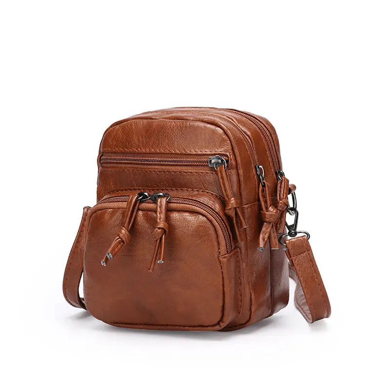 Bolso de hombro de cuero suave - image 5