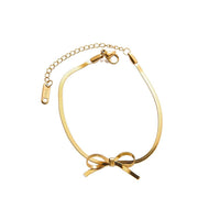 Delicate Bow Necklace and Earring Set - image 5