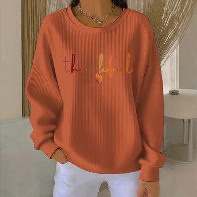 Women's Christmas Print Round Neck Sweater - image 7