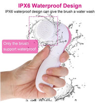 Facial Cleansing Brush Waterproof Face Spin Cleaning Brush With 5 Brush Heads - image 2