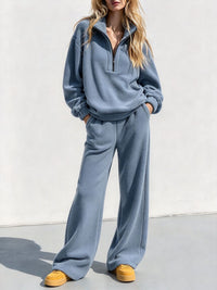 Women's Fleece Two-Piece Lounge Set - image 9