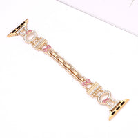 Rabbit Rhinestone Metal Band Compatible with Apple Watch - image 4