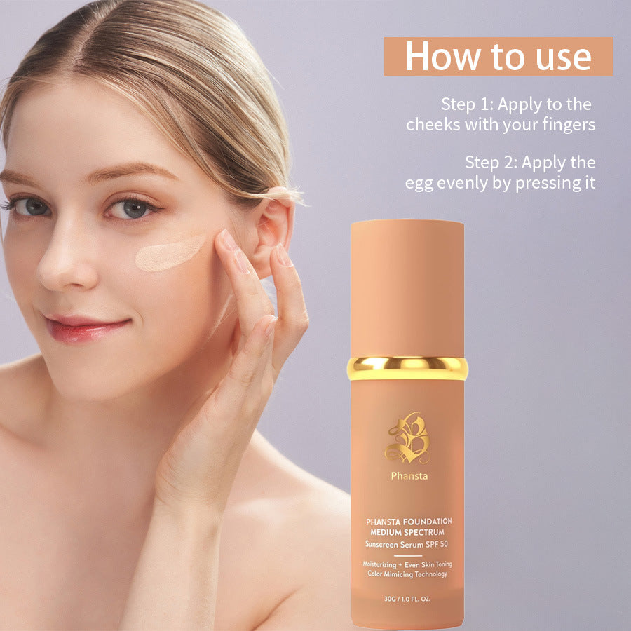 4-in-1 Bionic Color-changing Concealer Foundation Moisturizing Repair Foundation - image 3