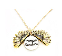 Collar relicario de girasol You Are My Sunshine - image 6