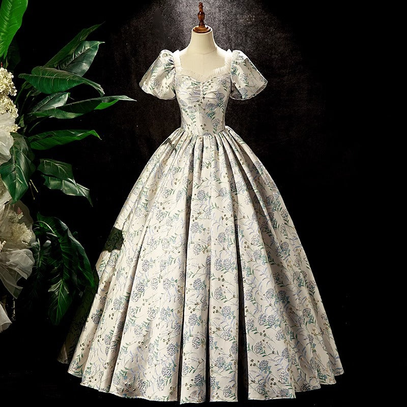Puff Sleeve Tulle Dress
