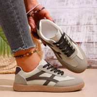 Women's Casual Lace-Up Canvas Sneakers - image 6