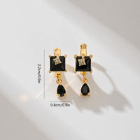 Classic Gold Plated Statement Earrings - image 2