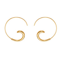 Gold Stainless Steel Earrings - image 4