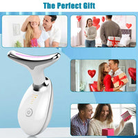 Neck Face Massager Face Sculpting Tool 3 Colour Modes And Vibration For Facial Massager For Double Chin - image 3
