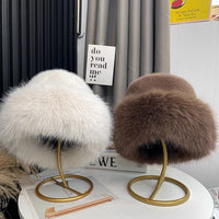 Women's Faux Fur Winter Hat - image 1