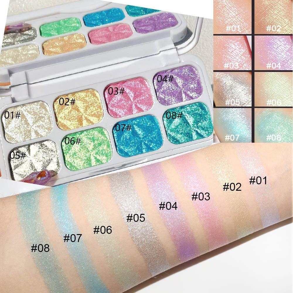 8 Color Chameleon Multichrome Eyeshadow Palette - image 2